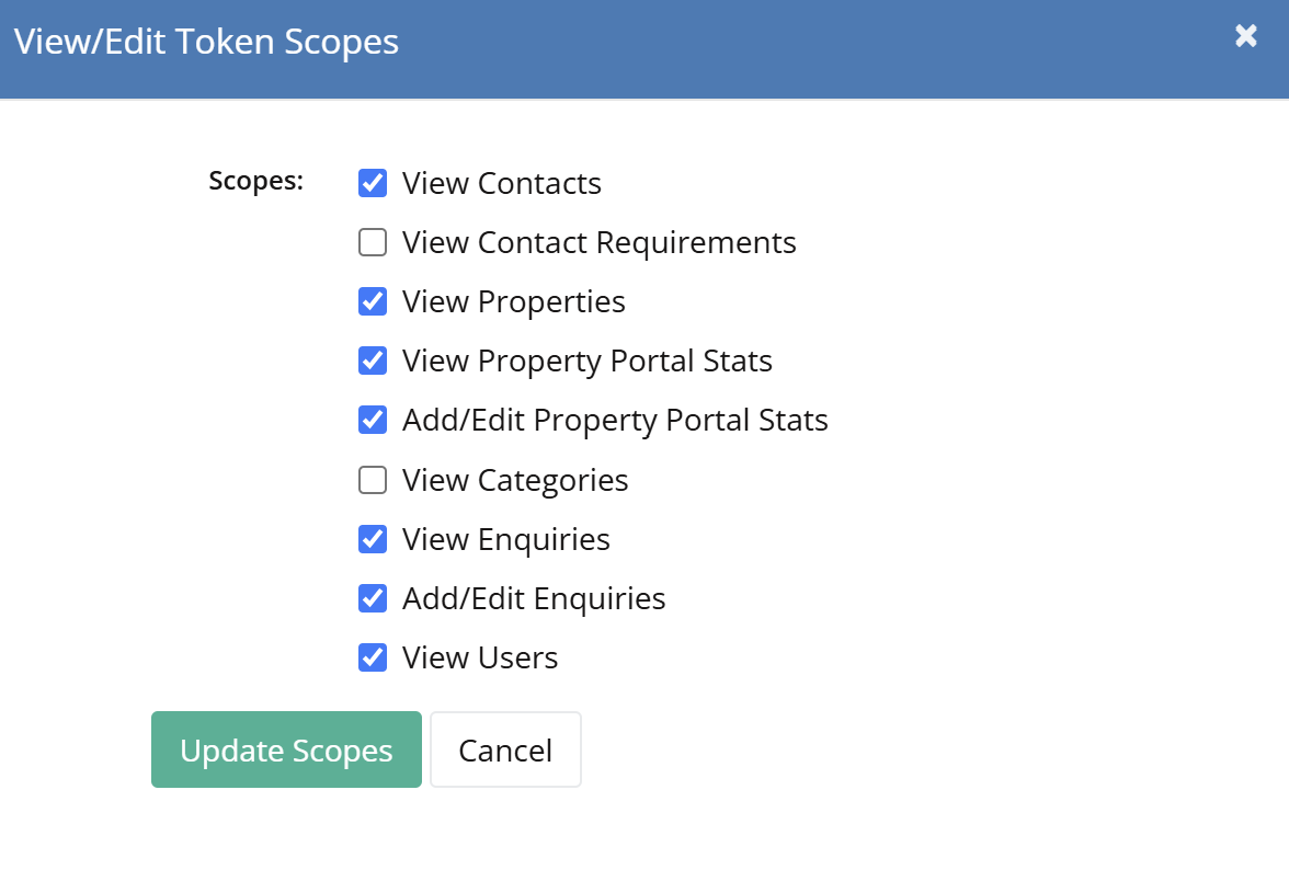 VaultRE third party access permission list for the Loopa token
